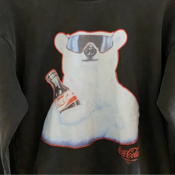 The Laundry Room Polar Bear Coca Cola Jumper Sweatshirt - Picture 4 of 8